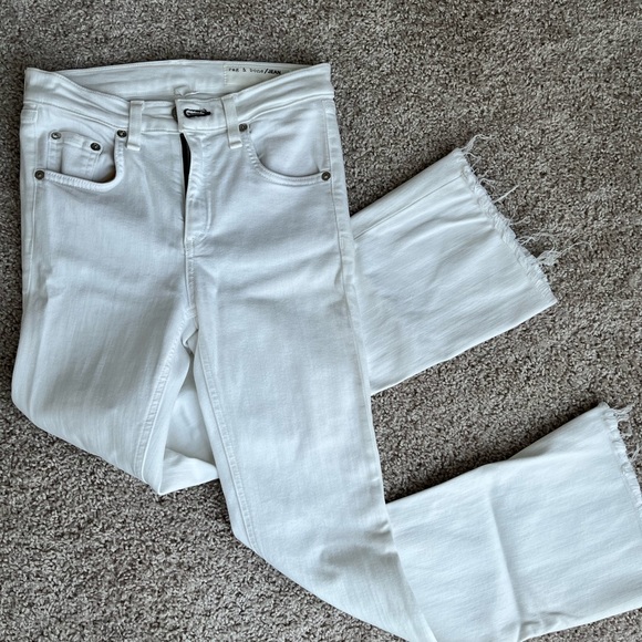 RAG & BONE - Flare Bright White Jeans - Picture 3 of 7